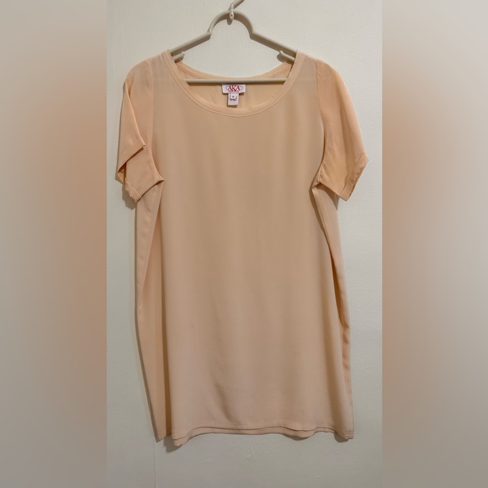 100% Silk dress popover AKA New York size M